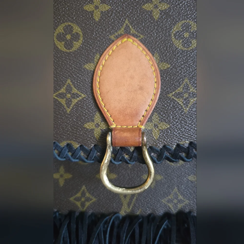 Louis Vuitton Fringed revamped Saint Cloud GM with Fringe & braiding